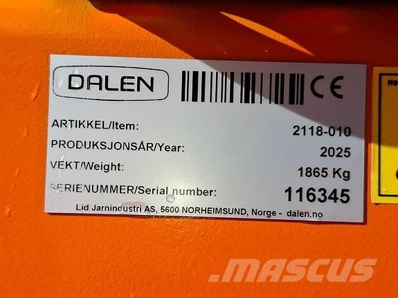 Dalen 2118 Pługi wirnikowe