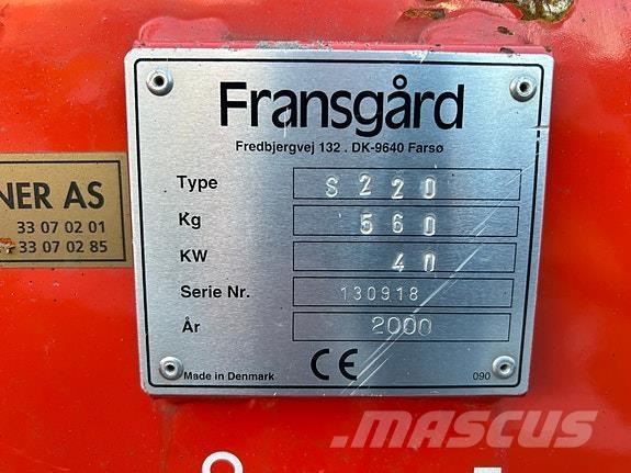 Fransgård S-220 Inny sprzęt drogowy i odśnieżający
