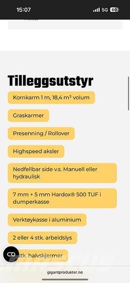 Gigant Gd150 Przyczepy ogólnego zastosowania