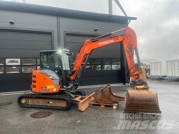Hitachi ZX55u Minikoparki