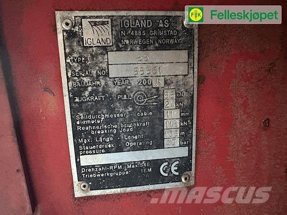 Igland 55 Vinsj Maszyny leśne - Inne