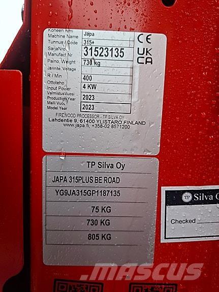 Japa 315 BE Road Maszyny leśne - Inne
