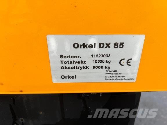 Orkel DX85 Przyczepy ogólnego zastosowania
