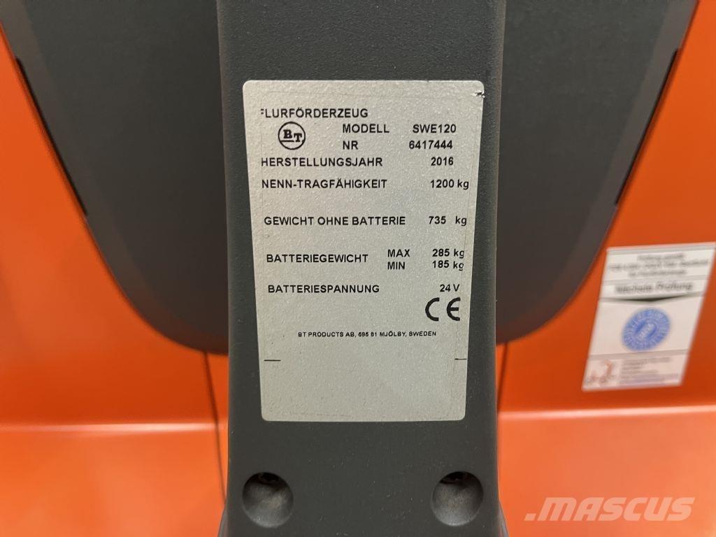 BT SWE 120 Wózki widłowe unoszące z dyszlem