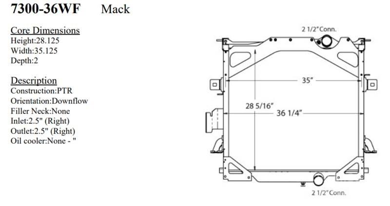 Mack CTP Chłodnice