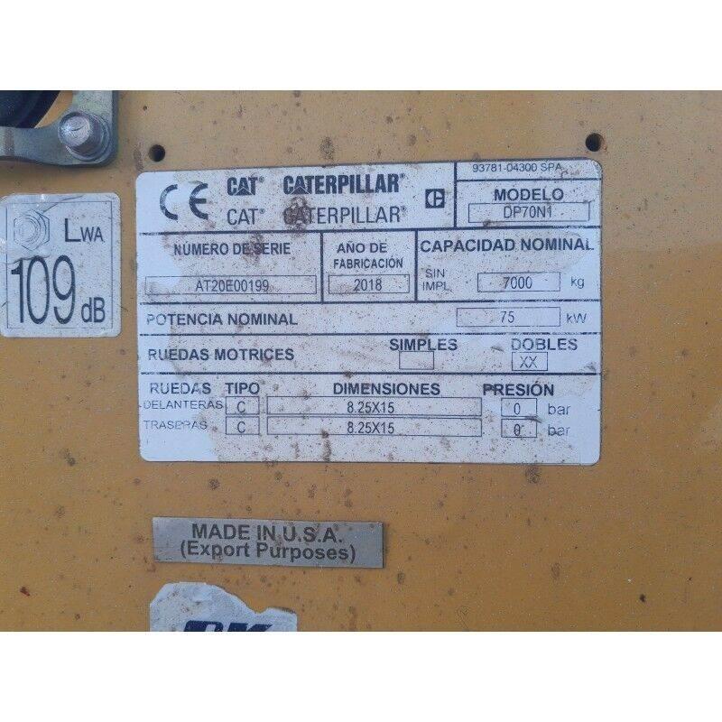 CAT DP70N1 Wózki Diesla