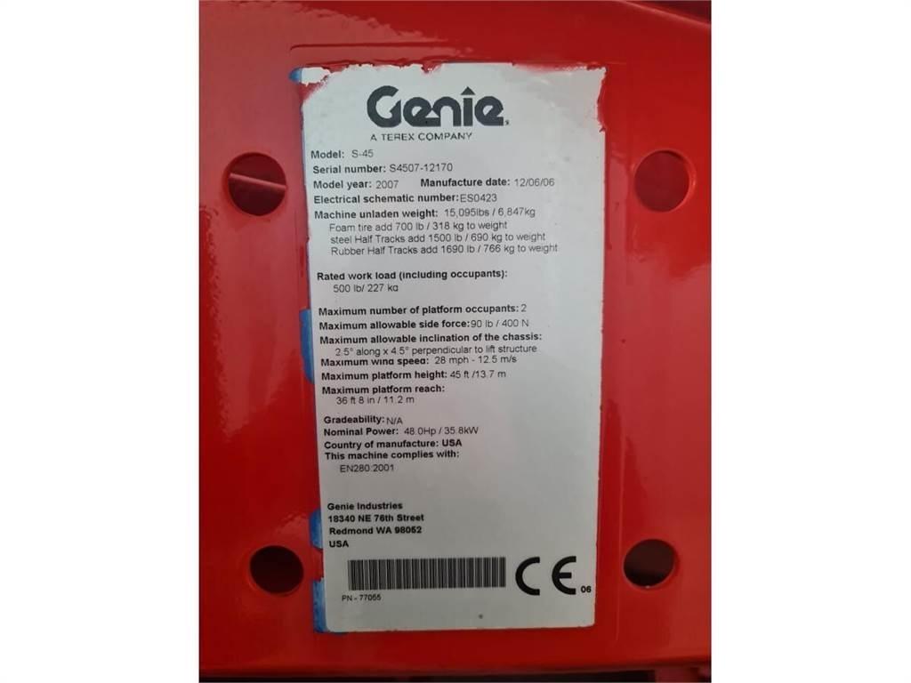 Genie S-45 Podnośniki teleskopowe