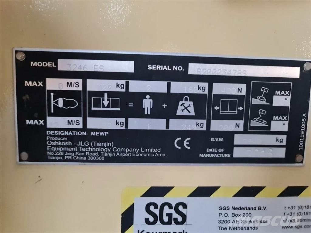 JLG 3246ES Podnośniki nożycowe