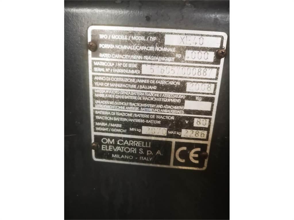 OM XE40 Wózki elektryczne