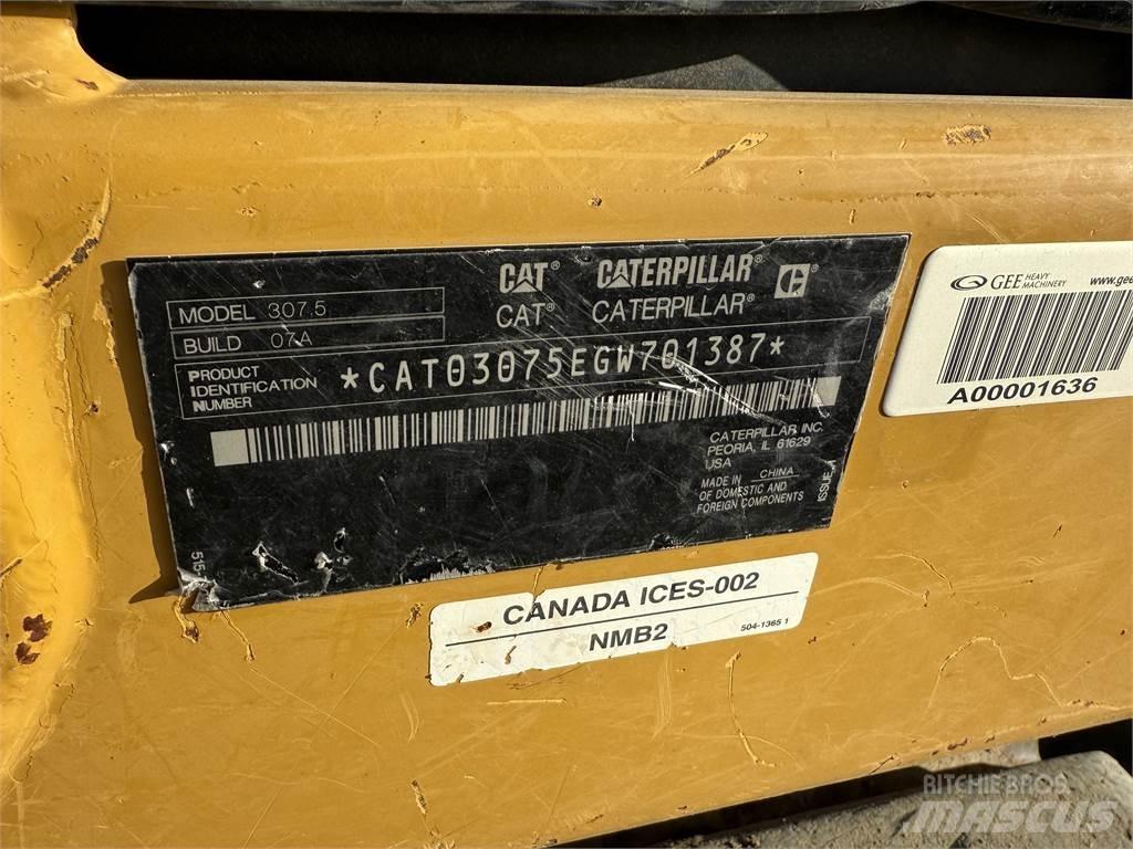 CAT 307.5 Koparki gąsienicowe