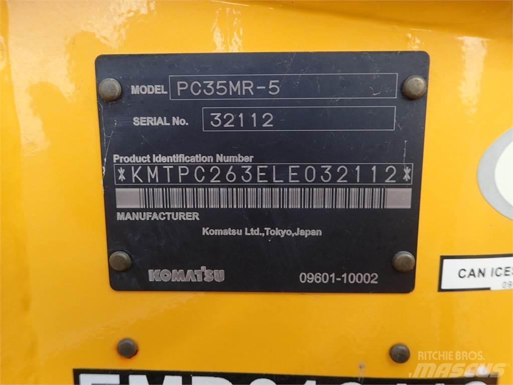 Komatsu PC35MR-5 +1 Koparki gąsienicowe