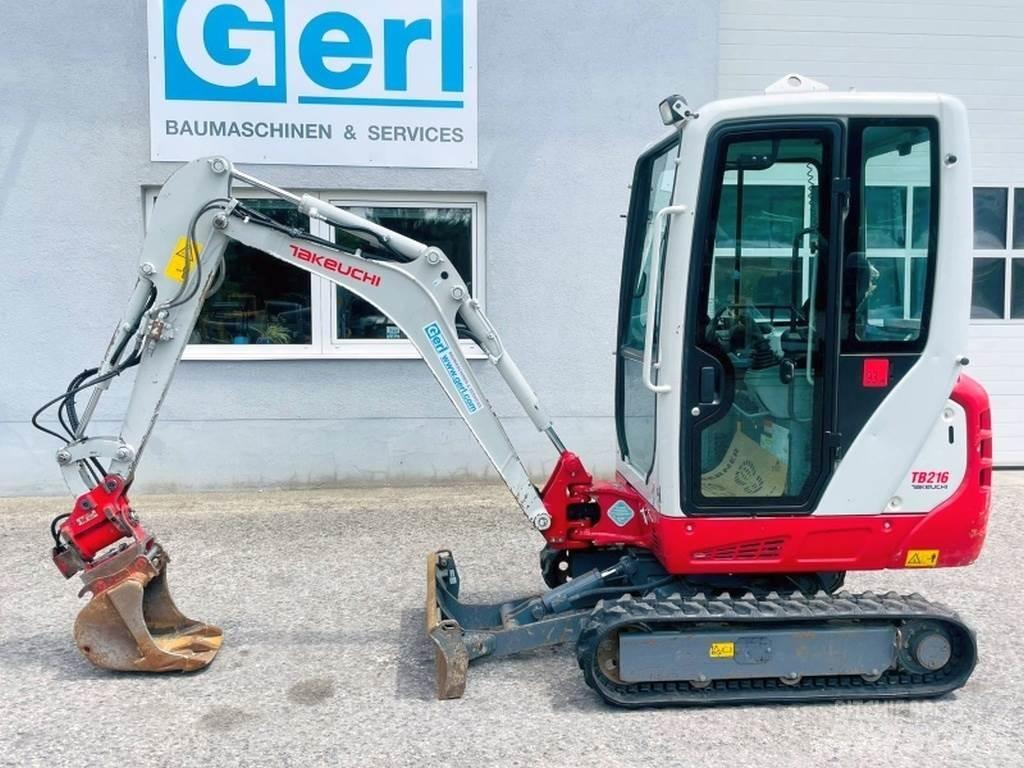 Takeuchi TB216 Minikoparki