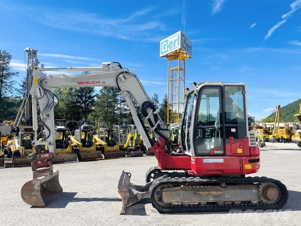 Takeuchi TB280FR Minikoparki