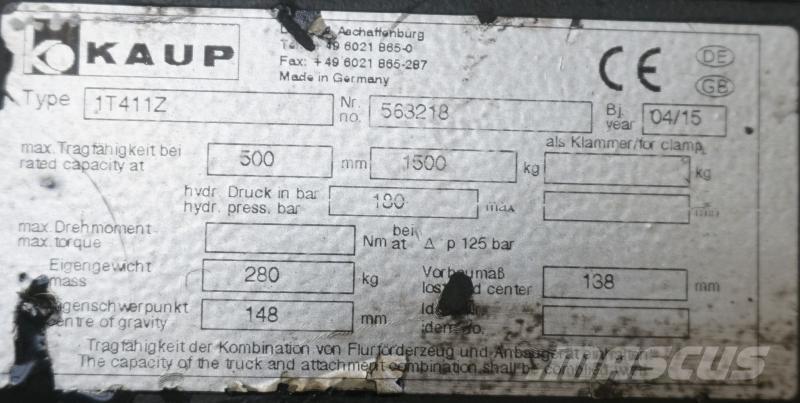 Kaup 1T411Z Osprzęt i komponenty - inne