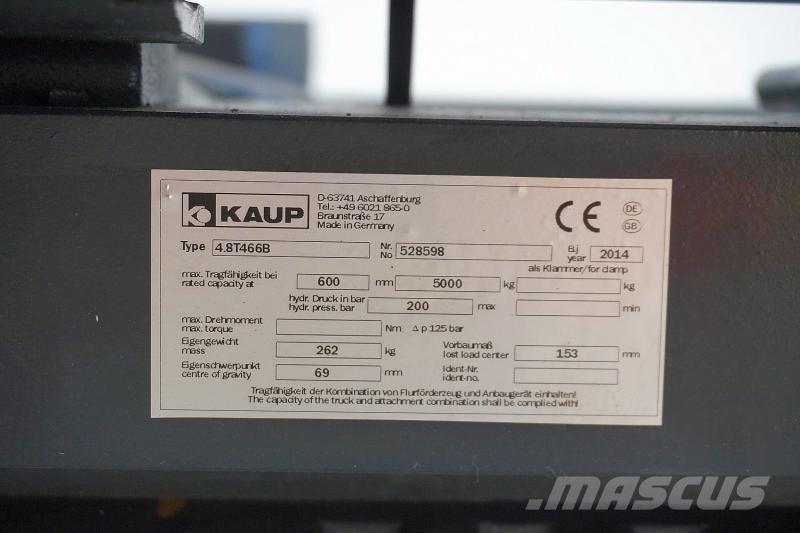 Kaup 4,8T466B Osprzęt i komponenty - inne
