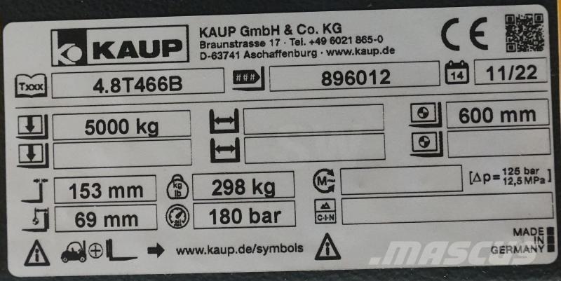 Kaup 4,8T466B Osprzęt i komponenty - inne