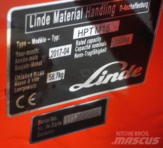 Linde HPT M 15 Wózki paletowe ręczne