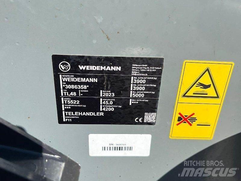 Weidemann T5522 Ładowarki teleskopowe