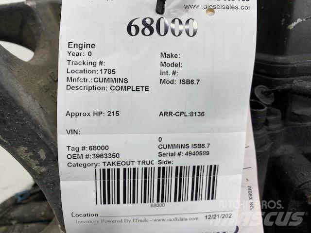 Cummins ISB6.7 Silniki