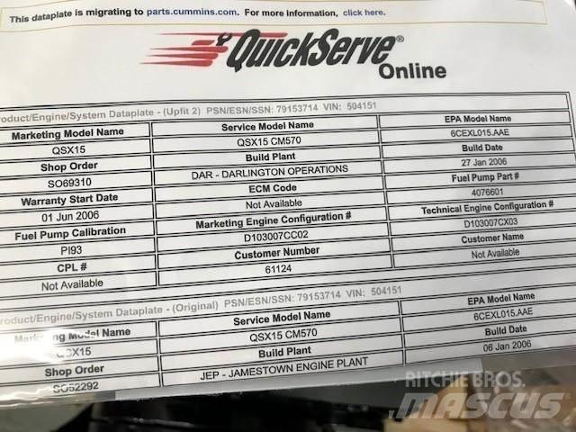 Cummins QSX15 Silniki