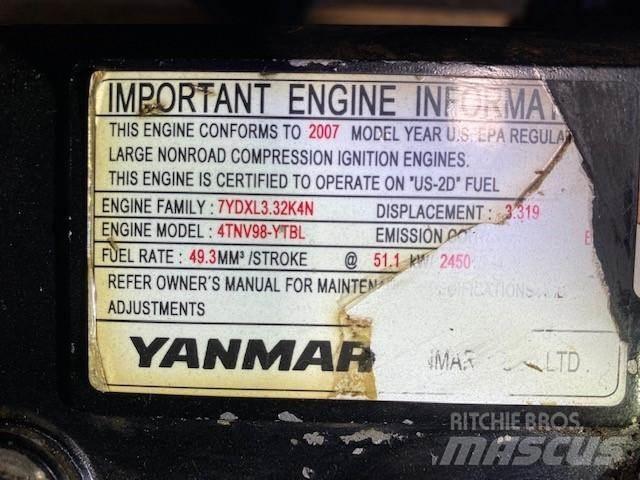 Yanmar 4TNV98-YTBL Silniki