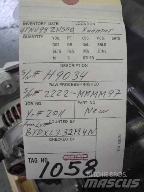 Yanmar 4TNV98-ZNSAD Silniki