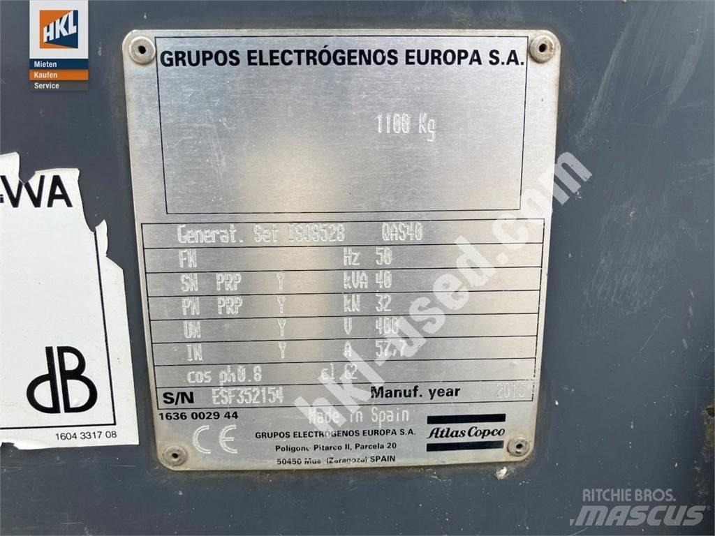 Atlas Copco QAS 40 KDS Agregaty prądotwórcze inne