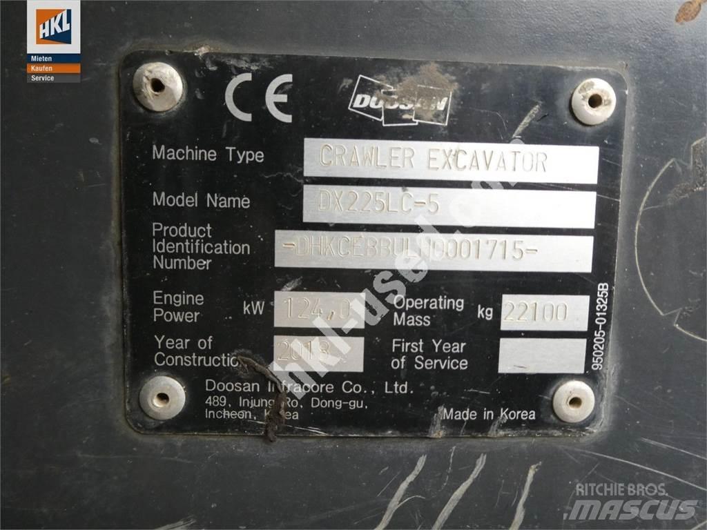 Doosan DX 225 LC-5 Koparki gąsienicowe
