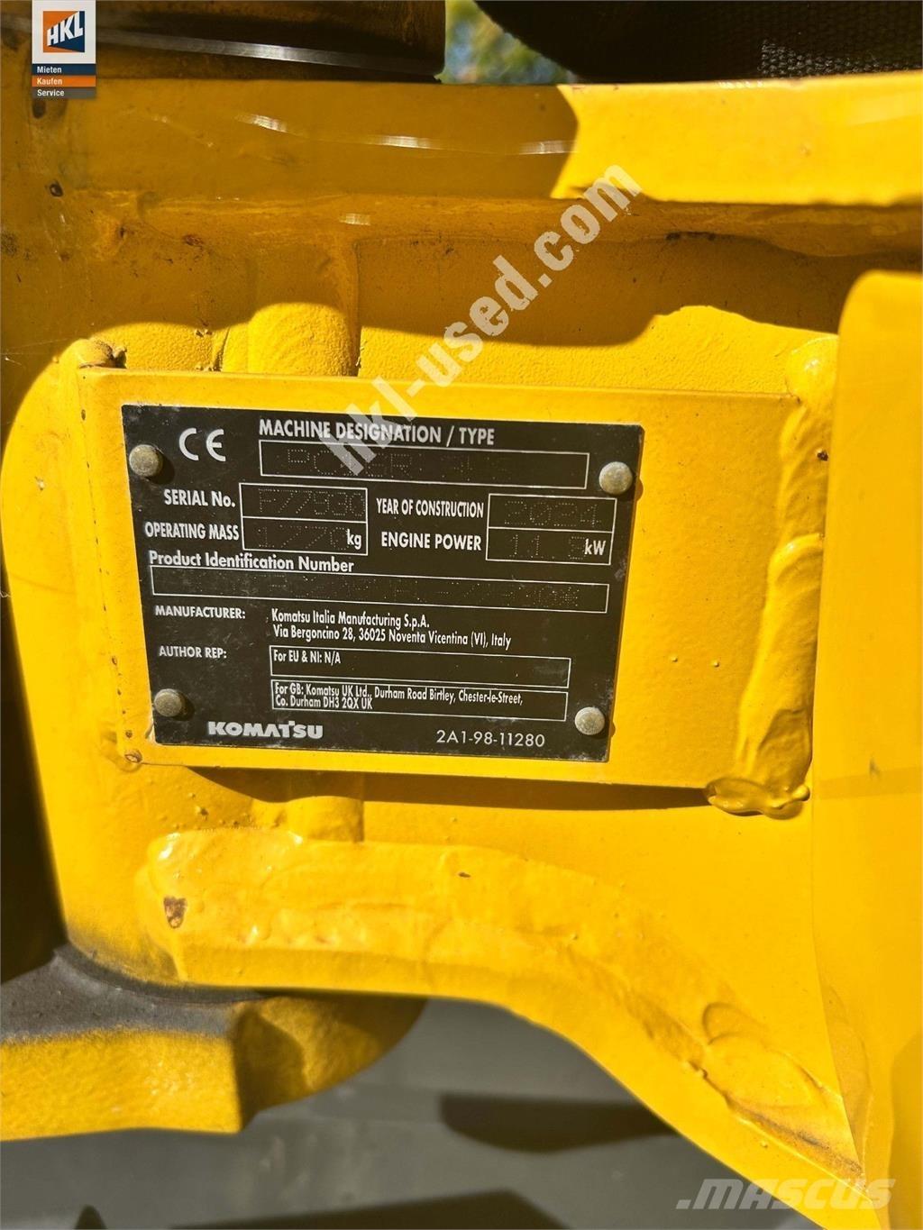 Komatsu PC 16 R-3HS Minikoparki