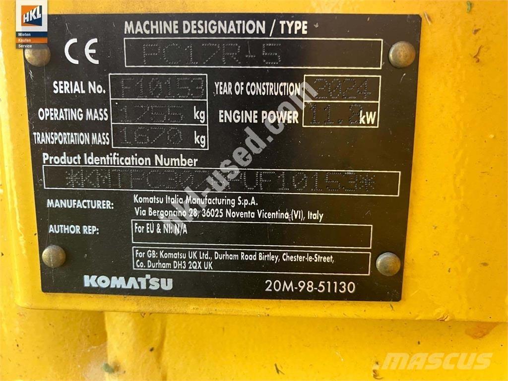 Komatsu PC 17 R-5 Minikoparki