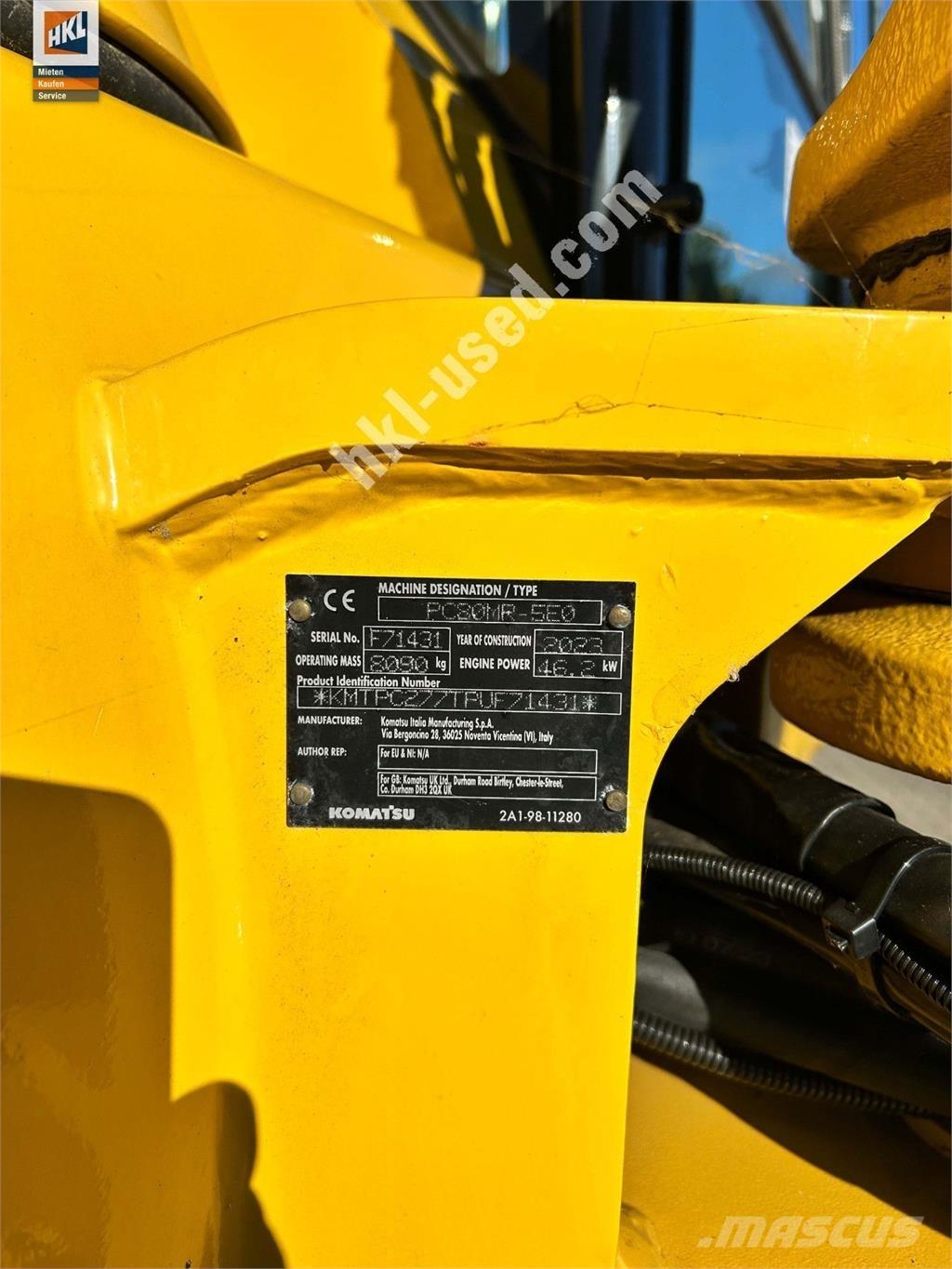 Komatsu PC 80 MR-5 Minikoparki