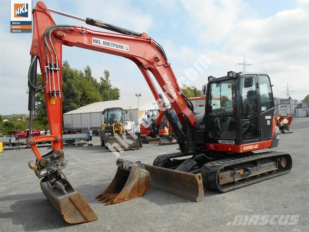 Kubota KX 080-4 Minikoparki