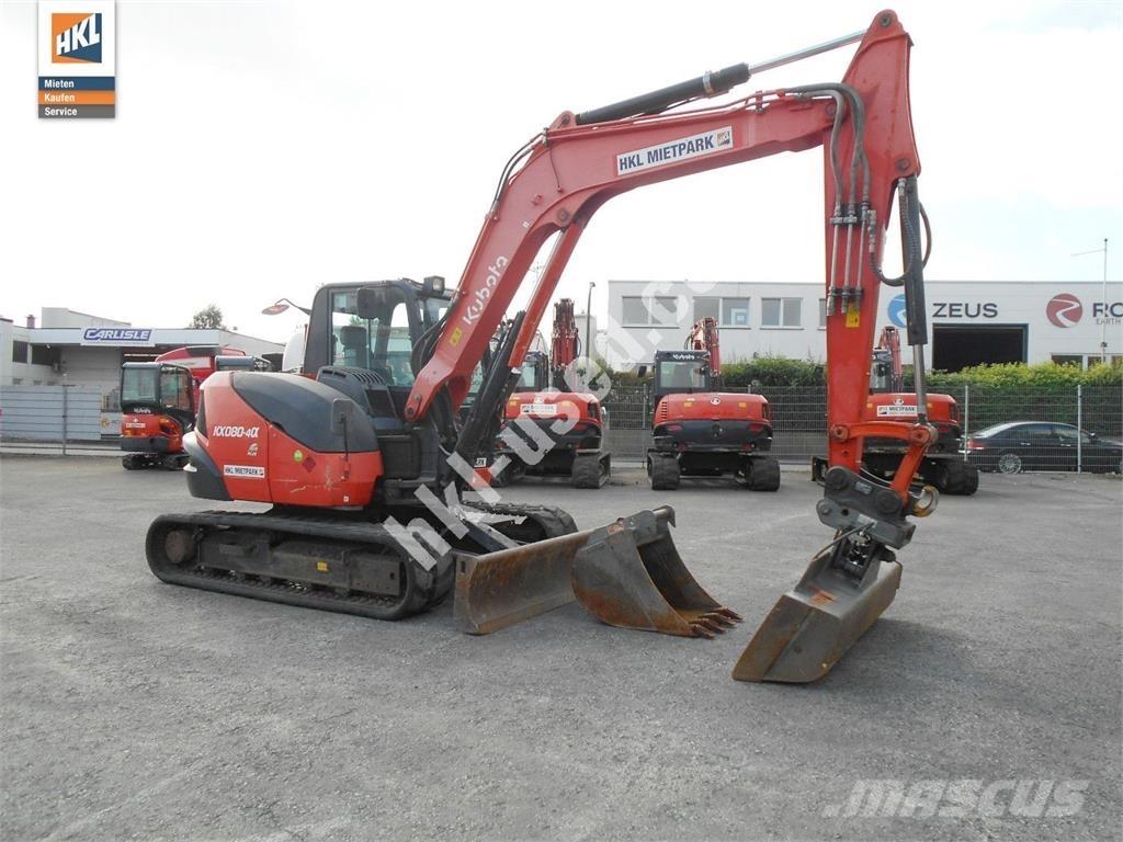 Kubota KX 080-4 Minikoparki