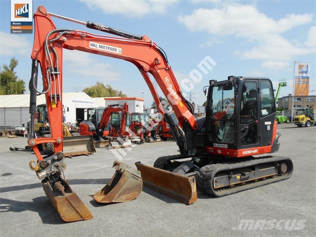 Kubota KX 080-4 Minikoparki