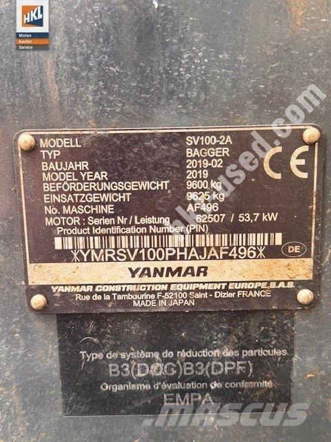 Yanmar SV 100-2 Minikoparki
