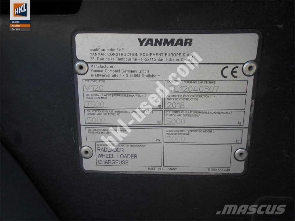 Yanmar V 120 Ładowarki kołowe