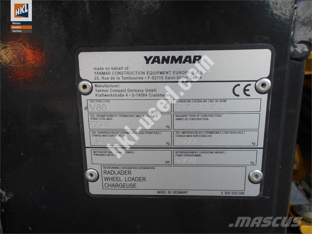 Yanmar V 80 Ładowarki kołowe