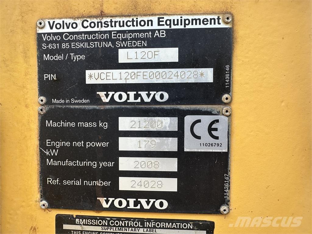 Volvo L120F Ładowarki kołowe