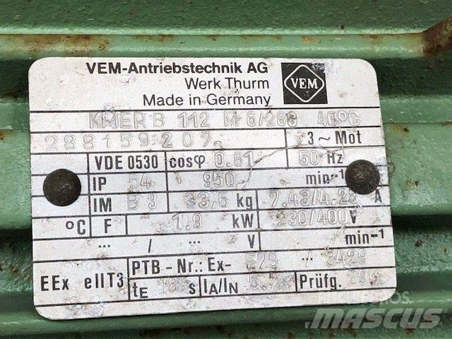  1,9 kW VEM E-Motor Silniki