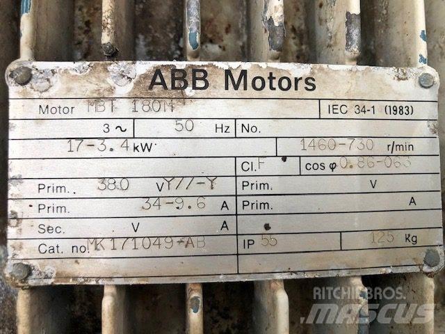  17 kW ABB MBT180M El-Motor Silniki