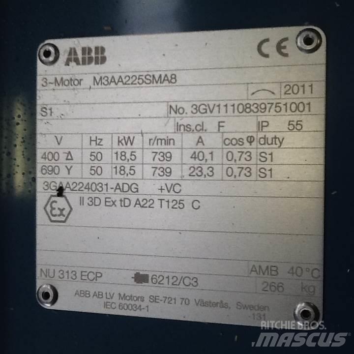  18,5 kW ABB E-Motor Silniki