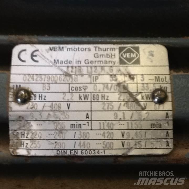  2,2 kW VEM E-Motor Silniki