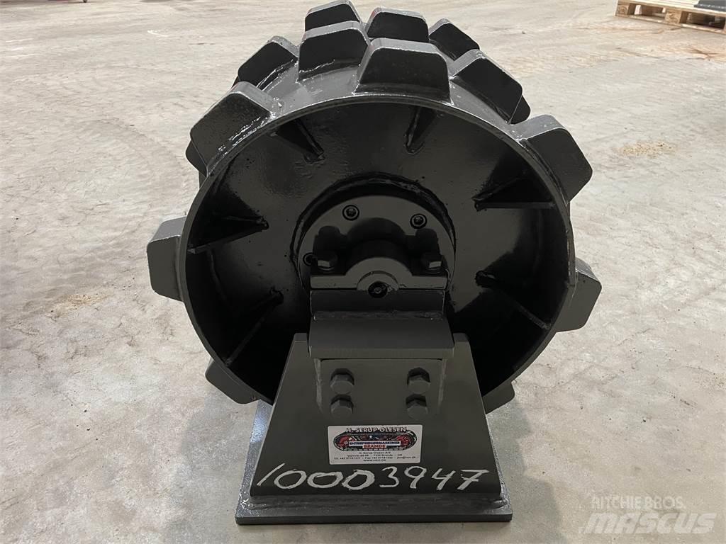  450 mm kompaktorhjul Walce ogumione