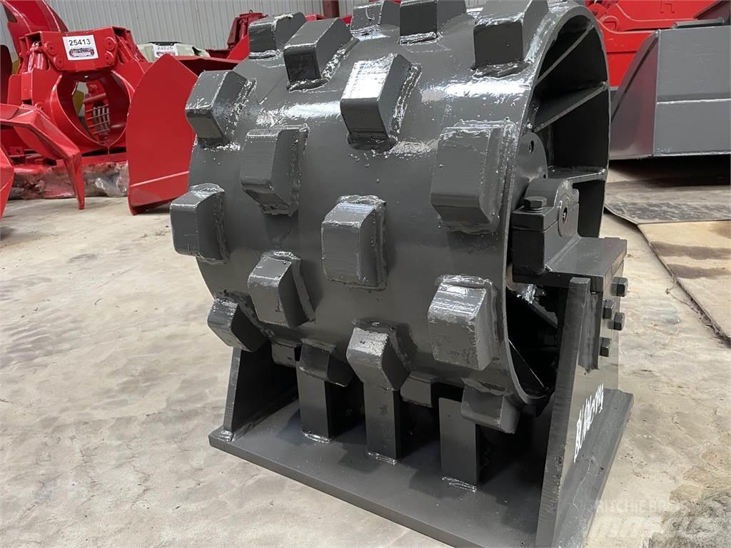  450 mm kompaktorhjul Walce ogumione