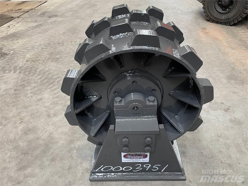  450 mm kompaktorhjul Walce ogumione