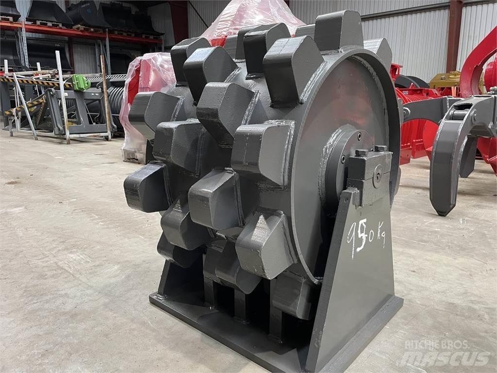  570 mm kompaktorhjul Walce ogumione