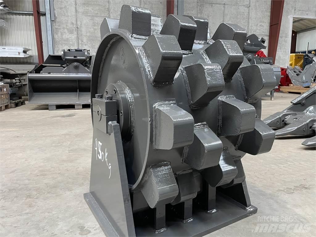  570 mm kompaktorhjul Walce ogumione