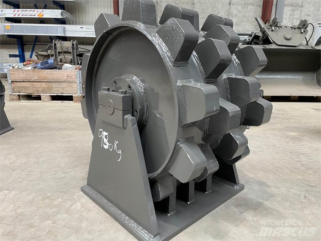 570 mm kompaktorhjul Walce ogumione