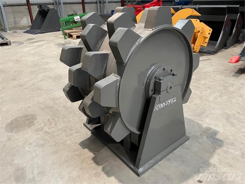  650 mm Kompaktorhjul Walce ogumione