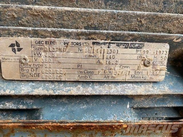  7,5 kW GEC D132ND E-Motor Silniki